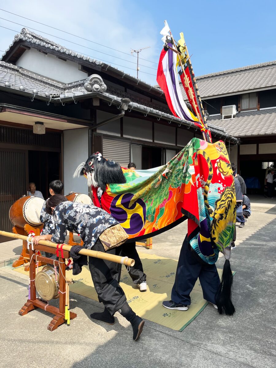 2023年 多度津町山階 秋祭り 村遣い 上小原獅子組