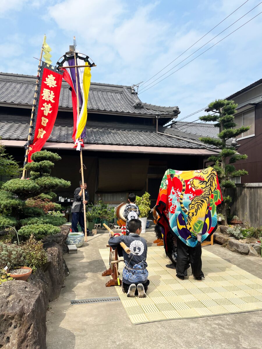 2023年 多度津町山階 秋祭り 村遣い 上小原獅子組