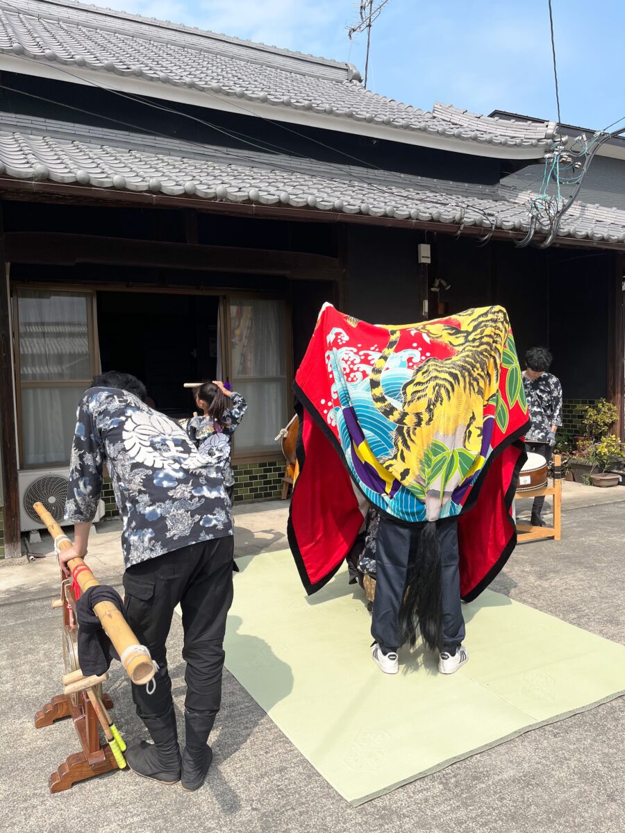 2023年 多度津町山階 秋祭り 村遣い 上小原獅子組