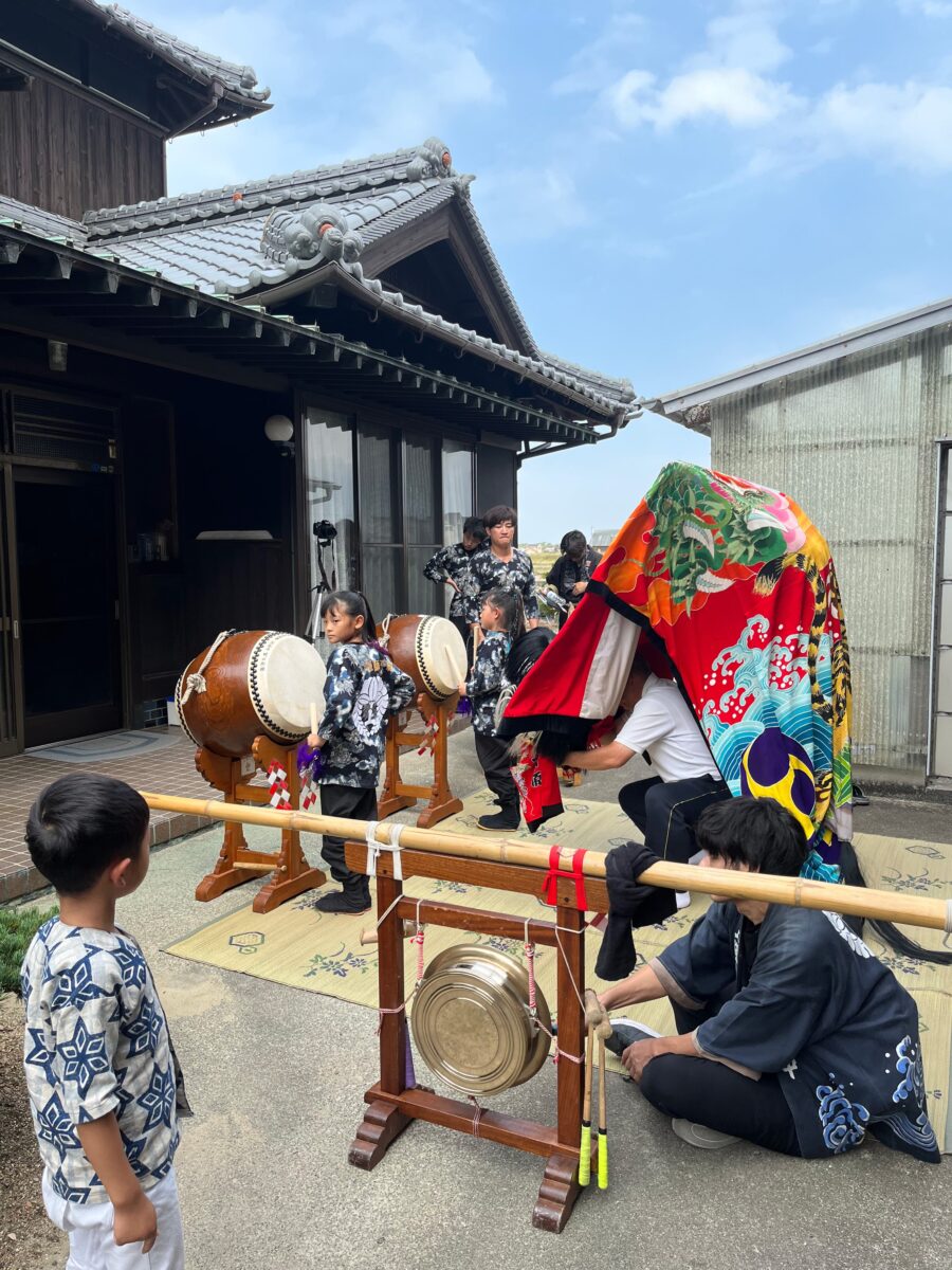 2023年 多度津町山階 秋祭り 村遣い 上小原獅子組