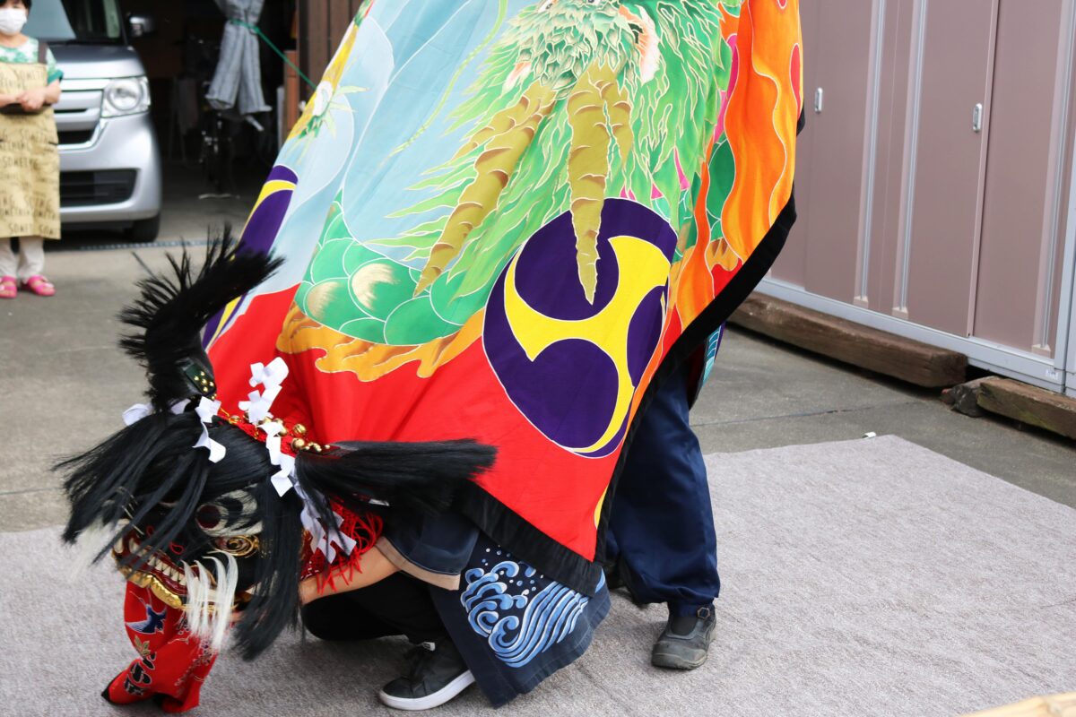 2023年 多度津町山階 秋祭り 村遣い 上小原獅子組