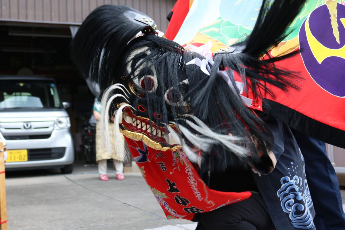 2023年 多度津町山階 秋祭り 村遣い 上小原獅子組