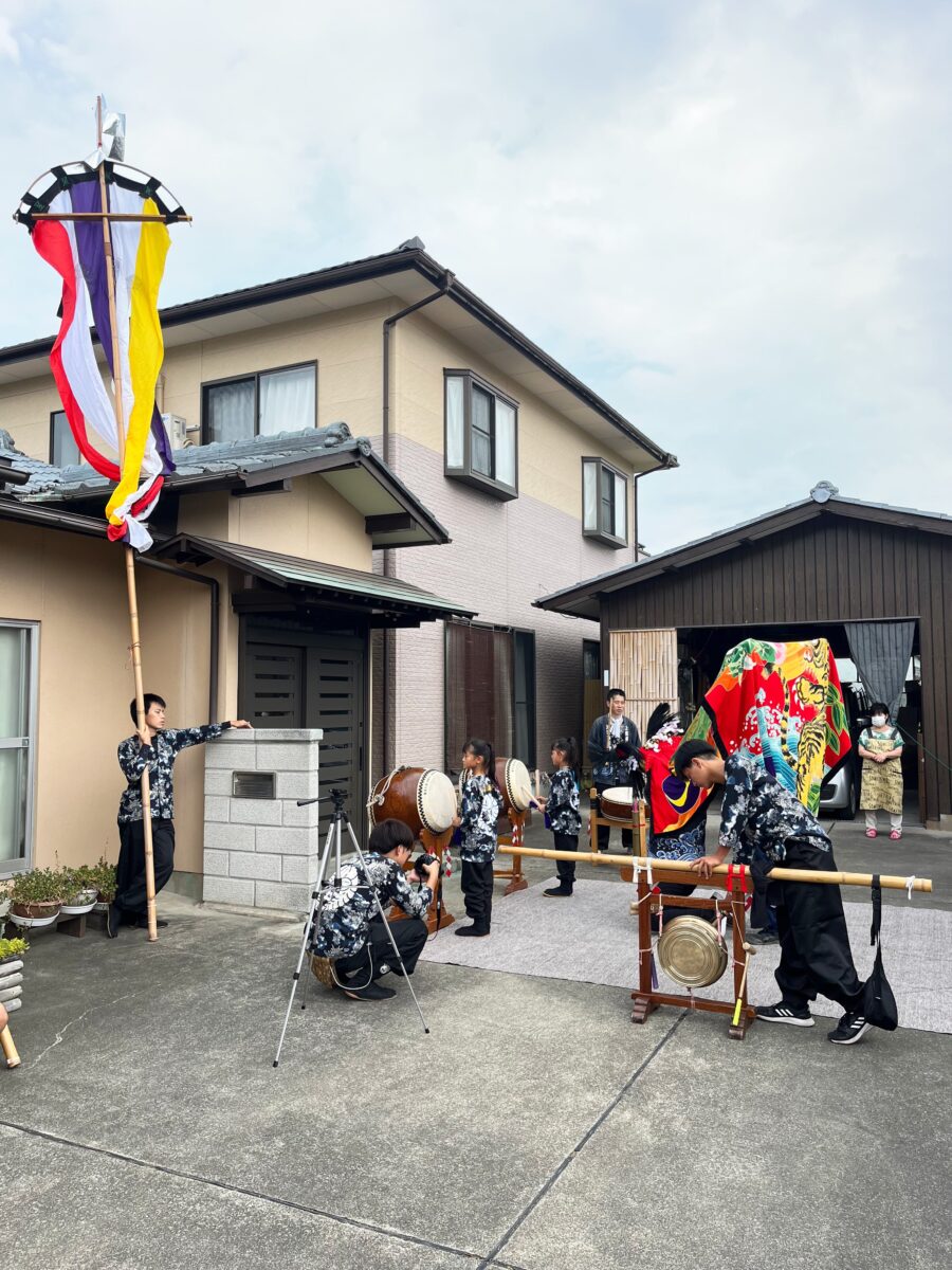 2023年 多度津町山階 秋祭り 村遣い 上小原獅子組