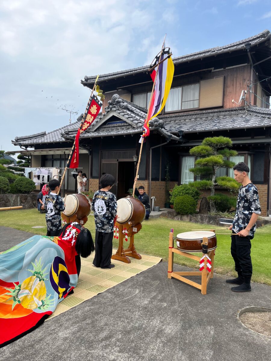 2023年 多度津町山階 秋祭り 村遣い 上小原獅子組