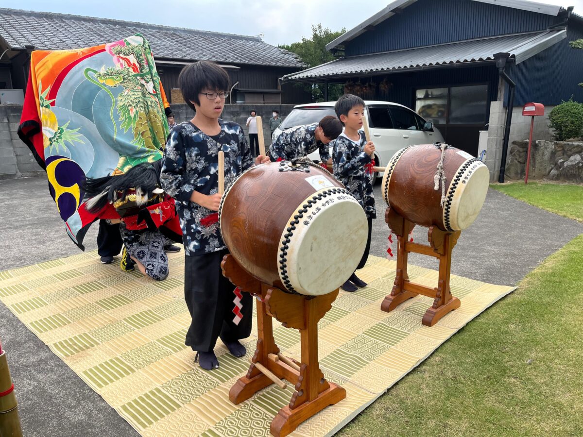 2023年 多度津町山階 秋祭り 村遣い 上小原獅子組