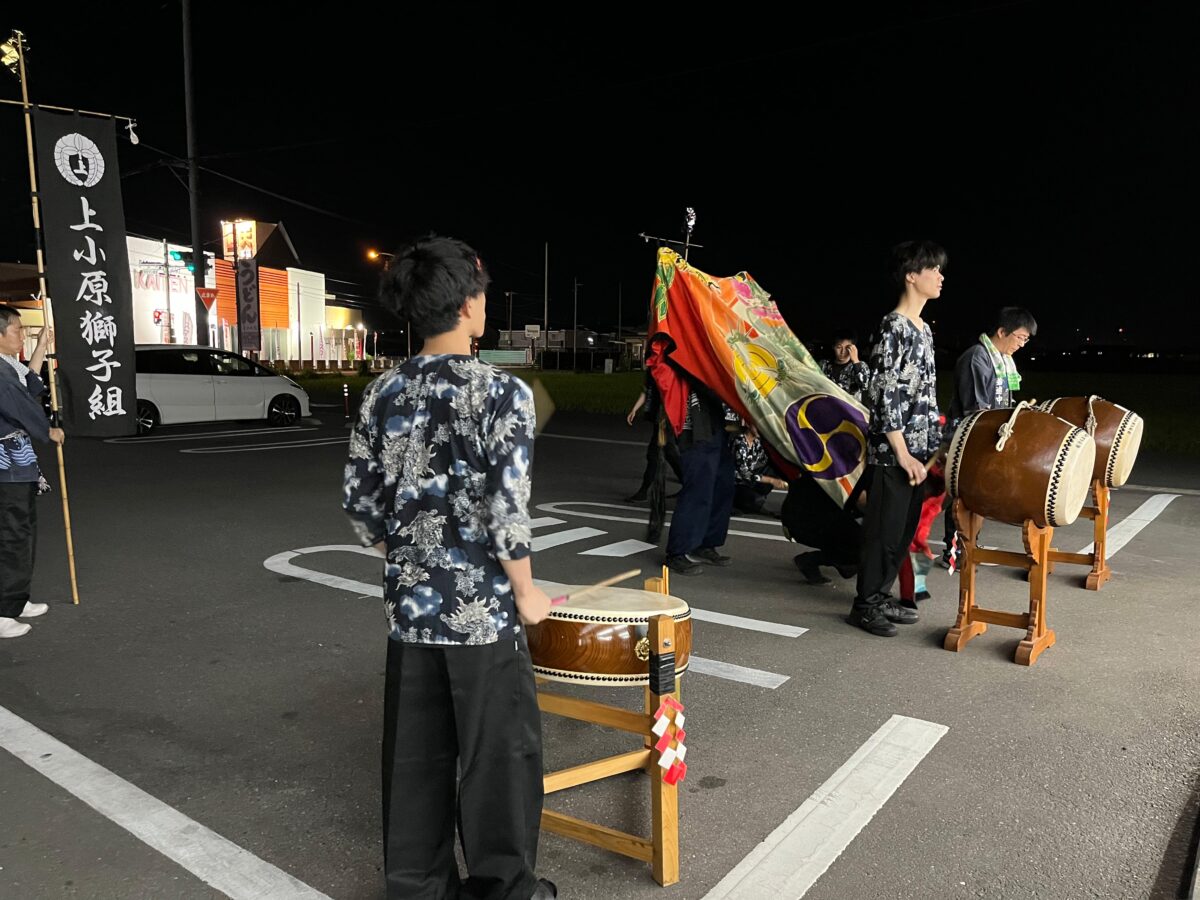 2023年 セブンイレブン多度津町葛原店 秋祭り ヘンド獅子 上小原獅子組