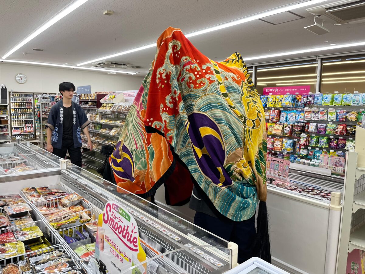 2023年 セブンイレブン多度津町葛原店 秋祭り ヘンド獅子 上小原獅子組