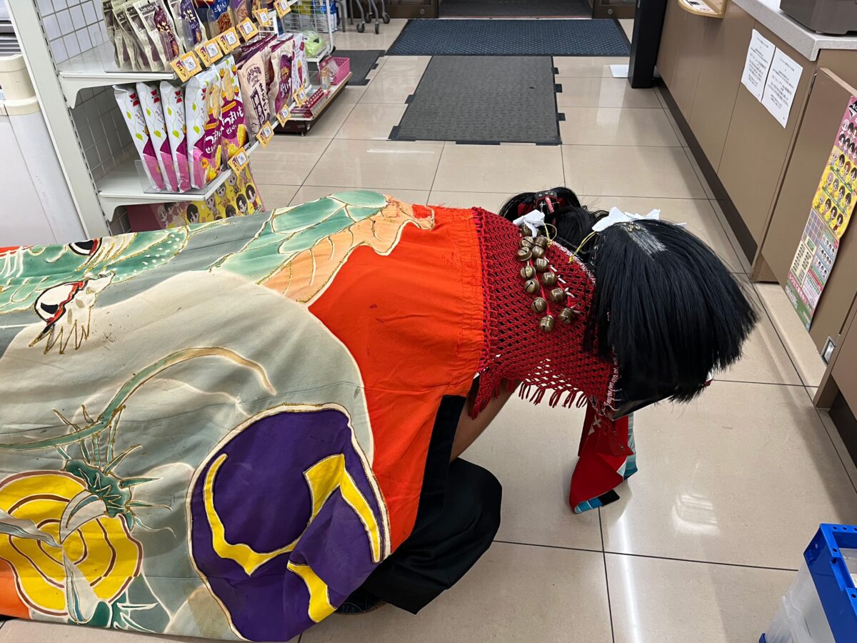 2023年 セブンイレブン多度津町葛原店 秋祭り ヘンド獅子 上小原獅子組