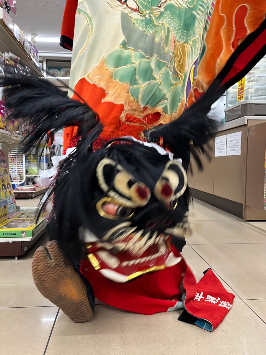 2023年 セブンイレブン多度津町葛原店 秋祭り ヘンド獅子 上小原獅子組