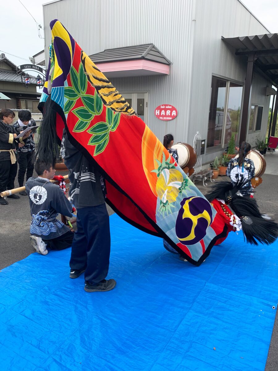2023年 多度津町山階 秋祭り 村遣い 上小原獅子組