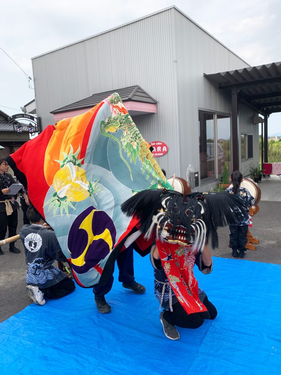 2023年 多度津町山階 秋祭り 村遣い 上小原獅子組