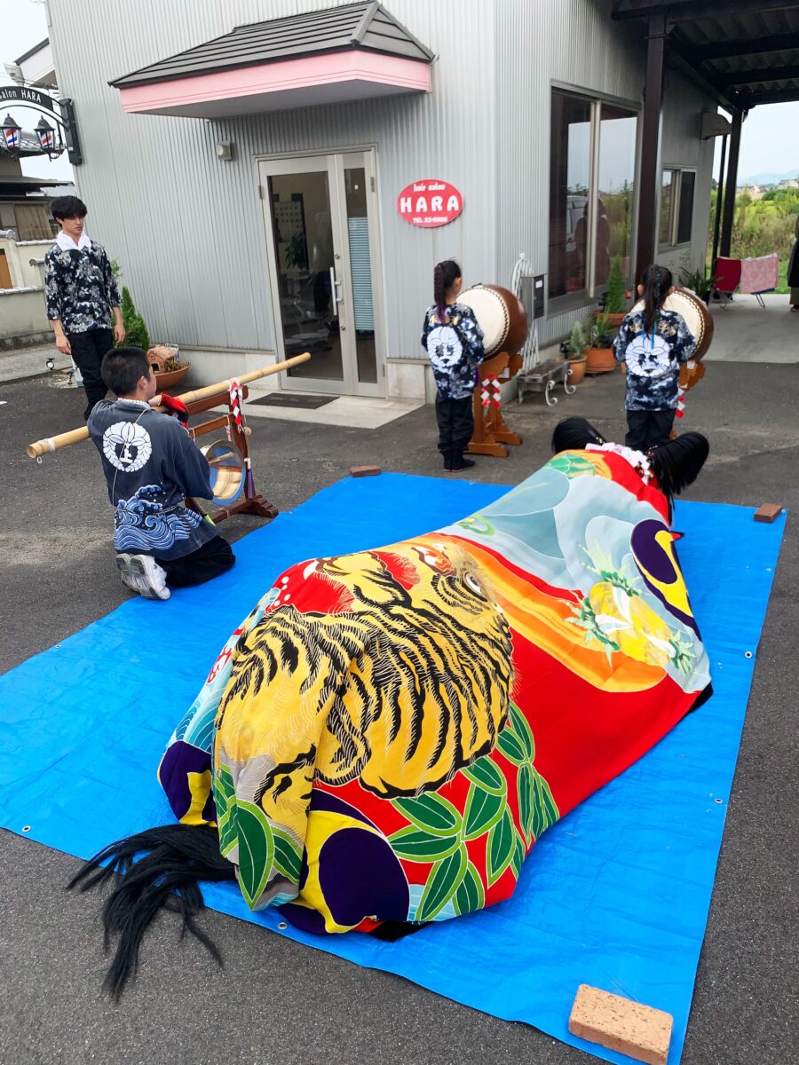 2023年 多度津町山階 秋祭り 村遣い 上小原獅子組