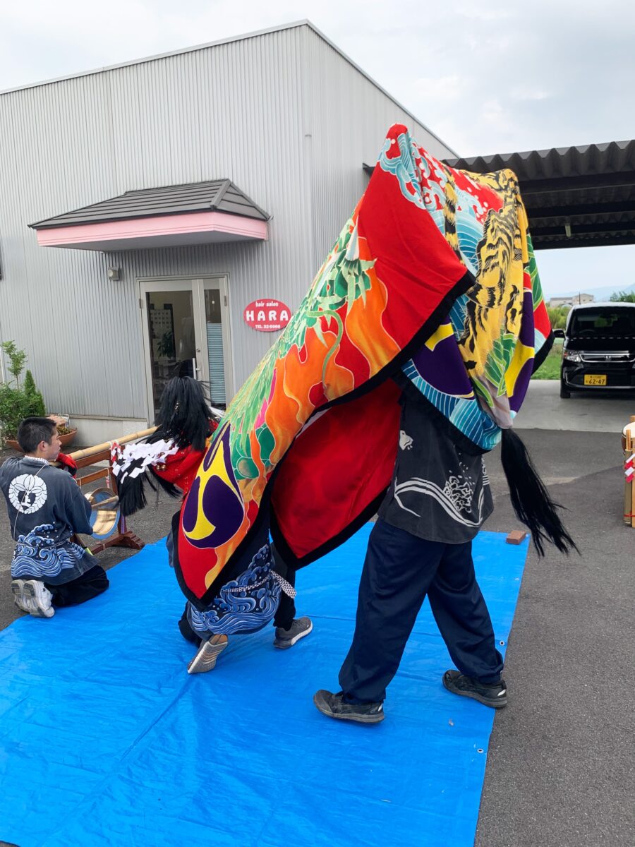 2023年 多度津町山階 秋祭り 村遣い 上小原獅子組