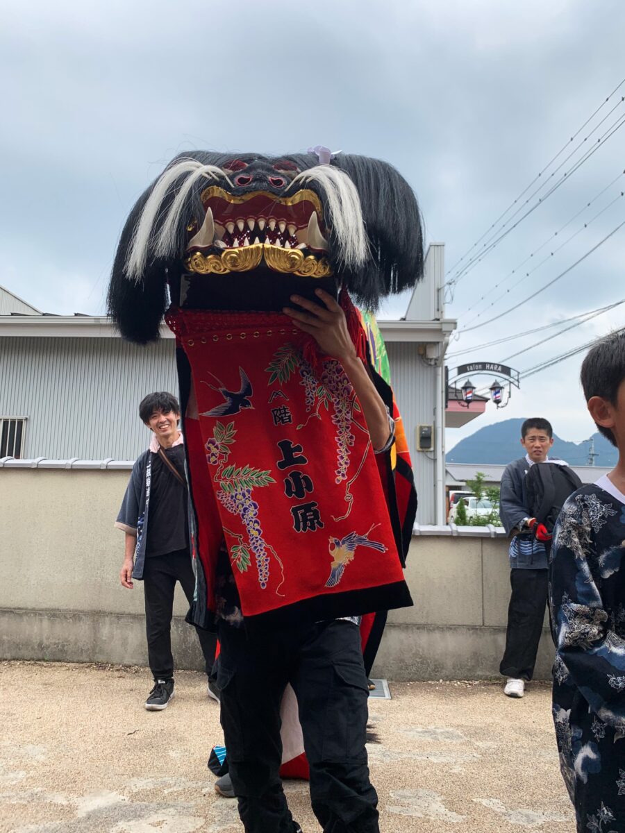 2023年 多度津町山階 秋祭り 村遣い 上小原獅子組