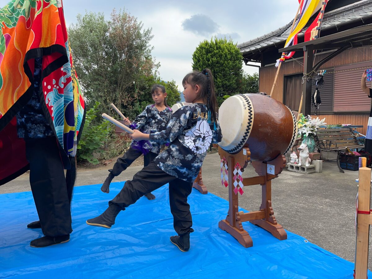 2023年 多度津町山階 秋祭り 村遣い 上小原獅子組