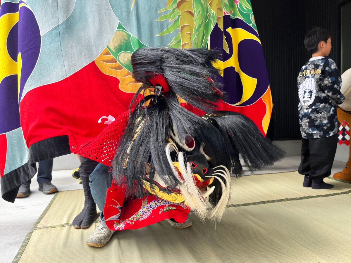 2023年 多度津町山階 秋祭り 村遣い 上小原獅子組