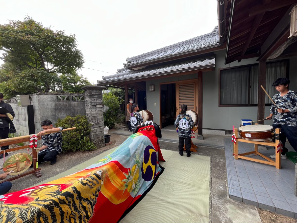 2023年 多度津町山階 秋祭り 村遣い 上小原獅子組