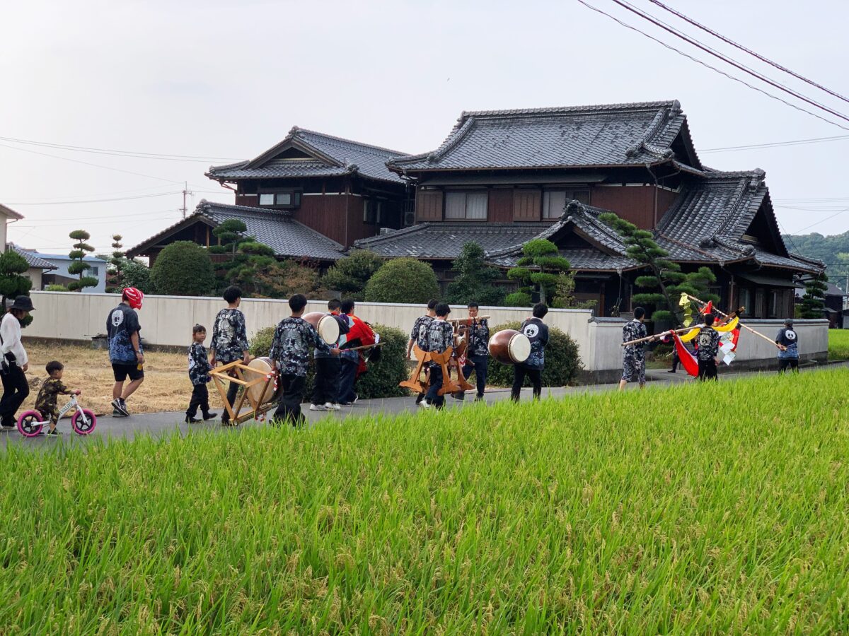 2023年 多度津町山階 秋祭り 村遣い 上小原獅子組