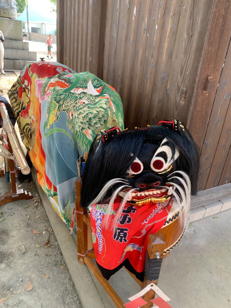 2023年 多度津町山階・春日神社 秋季例大祭 記念 上小原獅子組