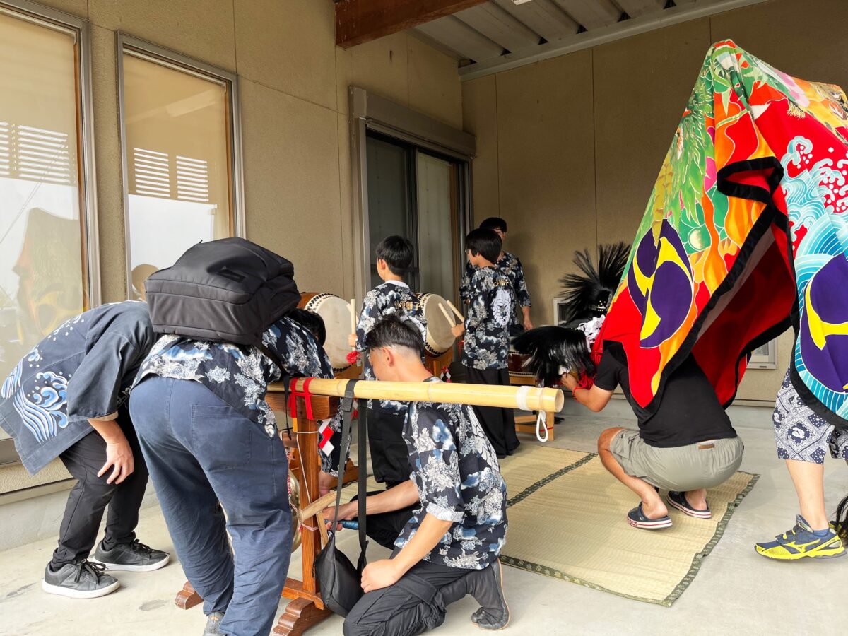 2023年 多度津町山階 秋祭り 村遣い 上小原獅子組