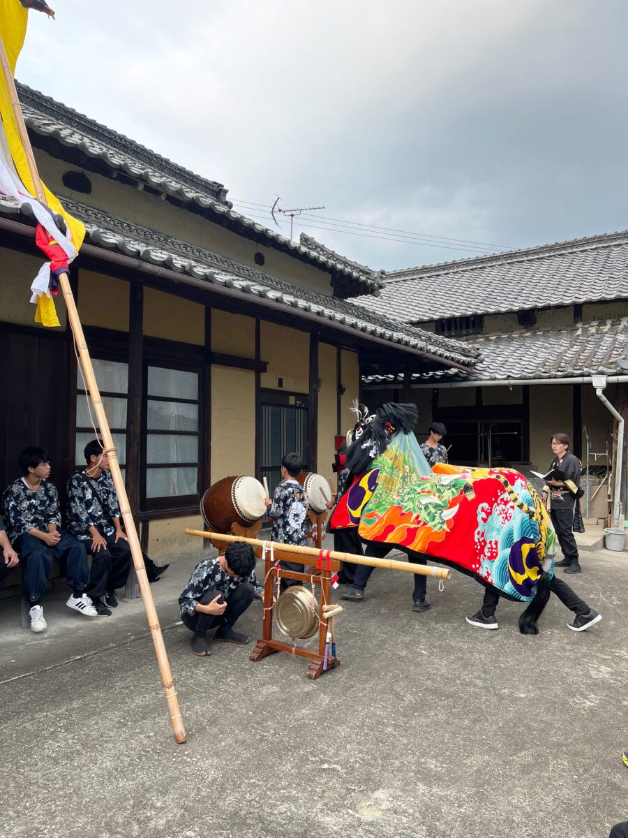 2023年 多度津町山階 秋祭り 村遣い 上小原獅子組