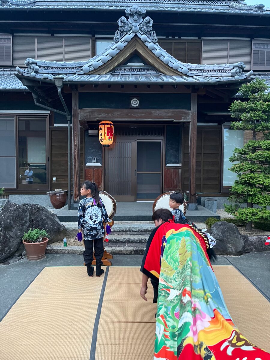 2023年 多度津町山階 秋祭り 村遣い 上小原獅子組