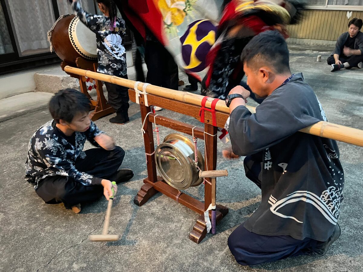 2023年 多度津町山階 秋祭り 村遣い 上小原獅子組
