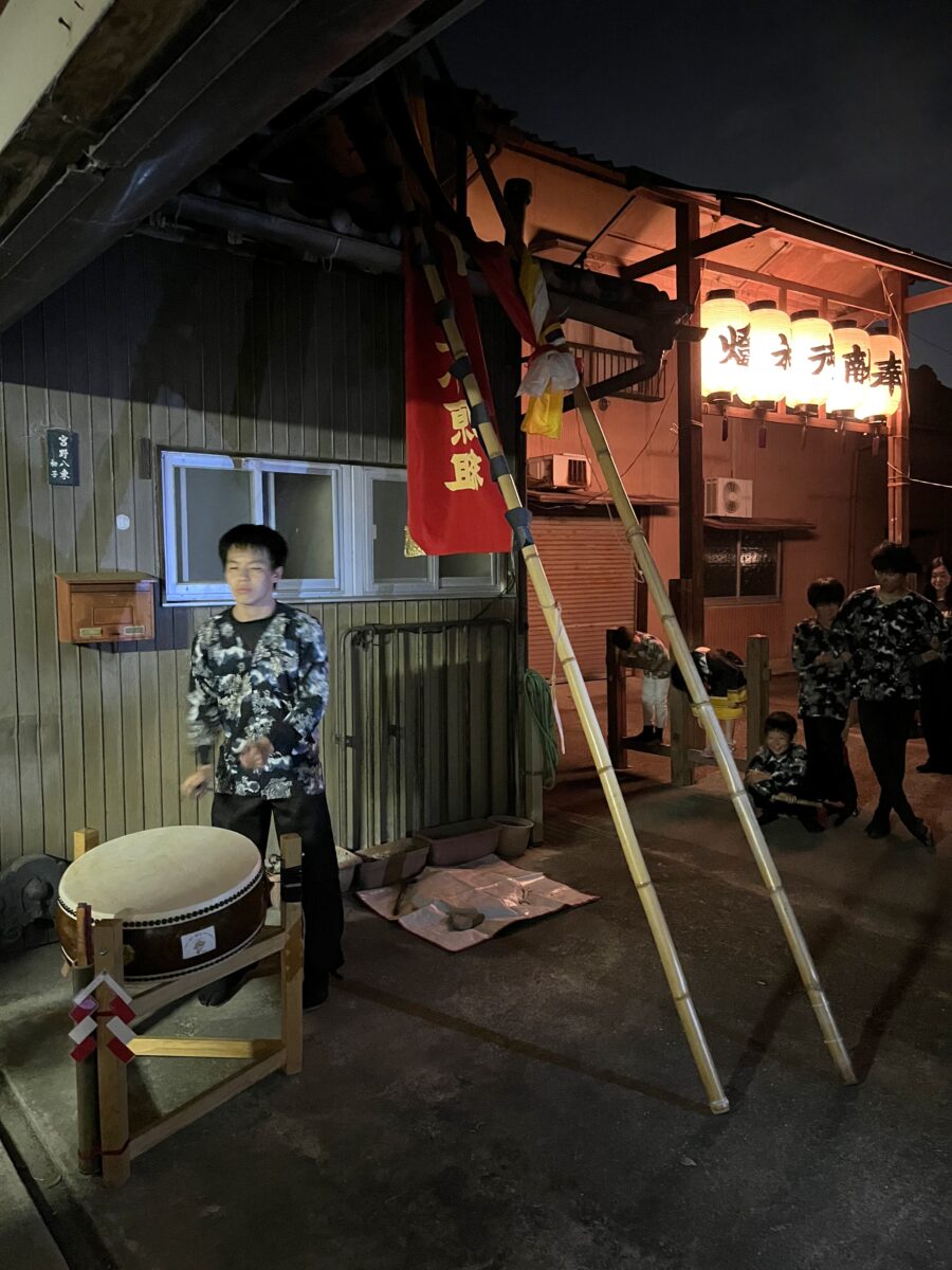 2023年 多度津町山階 秋祭り 村遣い 上小原獅子組
