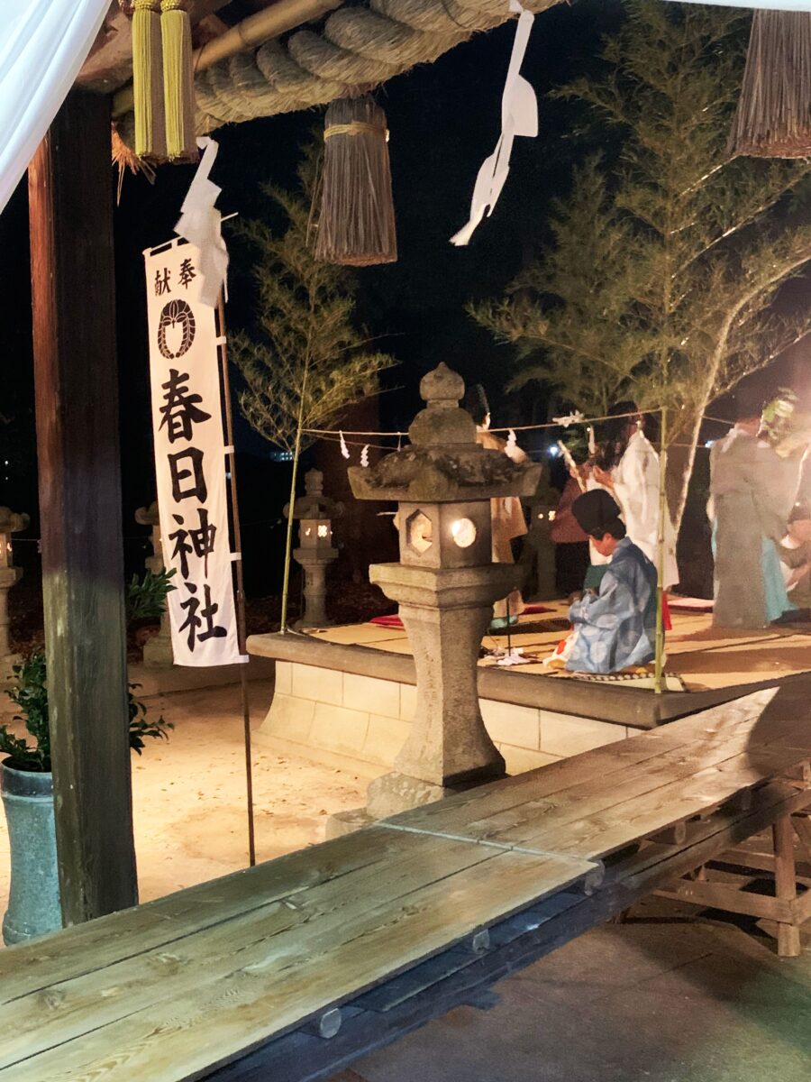 2023年 多度津町山階 秋祭り 宵祭り 上小原獅子組