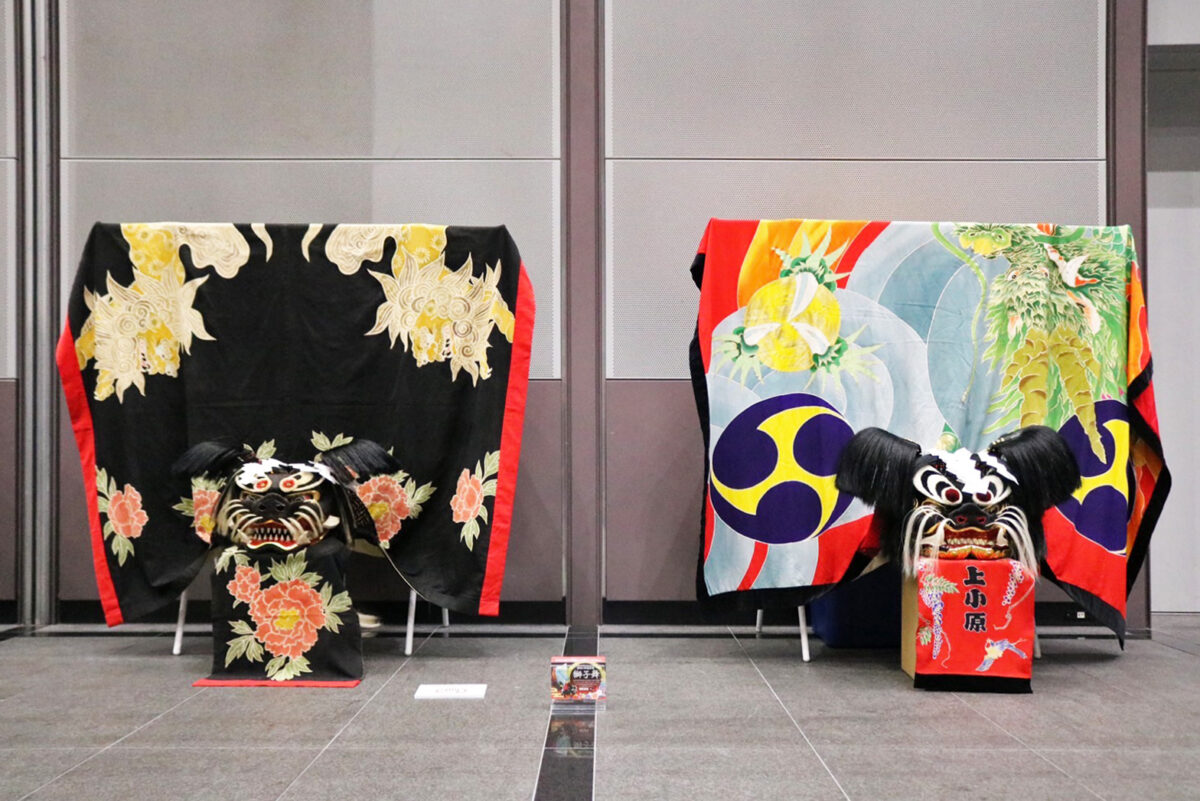 獅子舞王国さぬき2023 上小原獅子組 展示