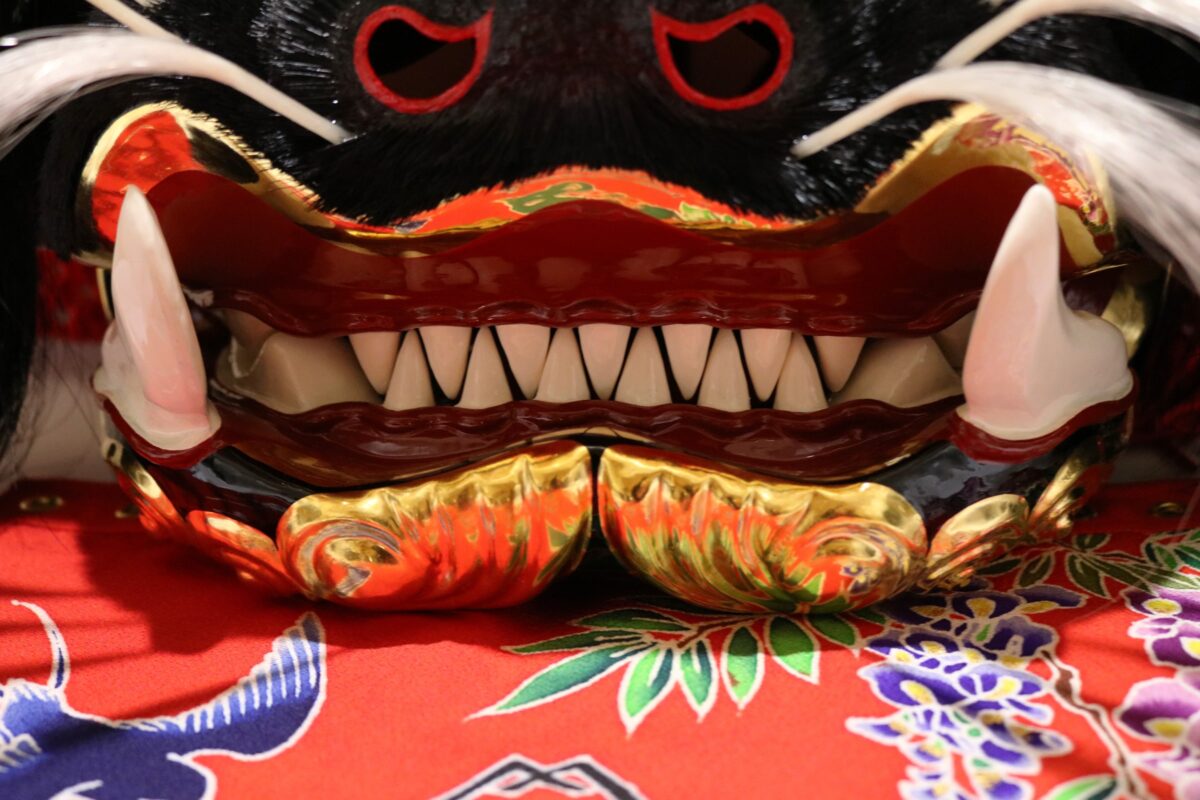 讃岐獅子頭 令和獅子(口) 上小原獅子組