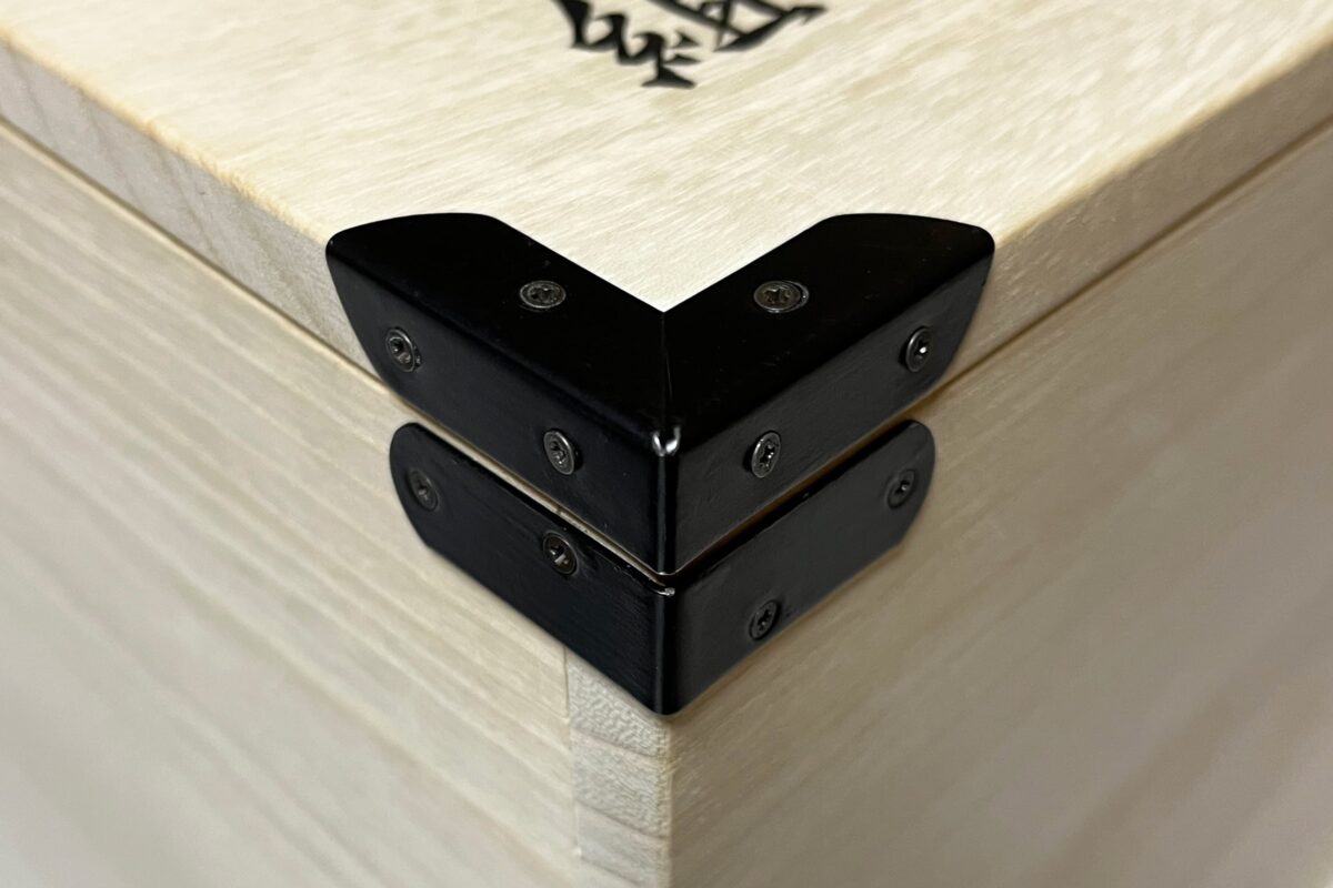 補強金具 隅金 獅子頭保管箱 上小原獅子組