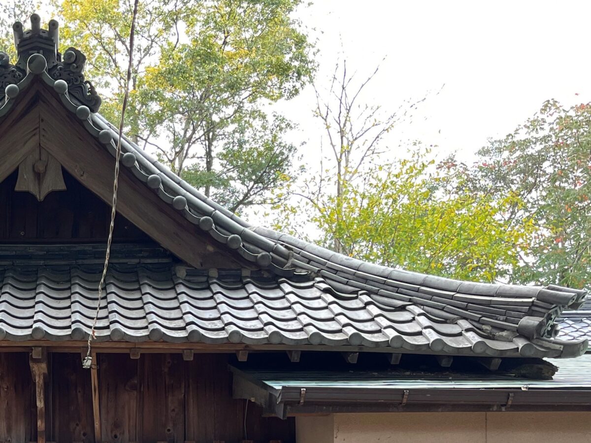 2023年 多度津町山階・春日神社 拝殿 北棟 修繕前