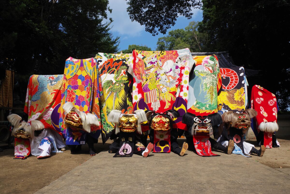 2024年 多度津町山階・春日神社 秋季例大祭 記念 山階獅子組