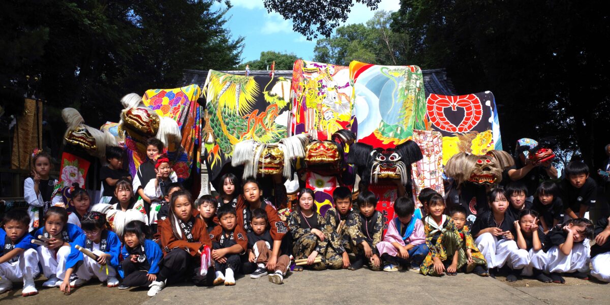 2024年 多度津町山階・春日神社 秋季例大祭 記念 山階獅子組