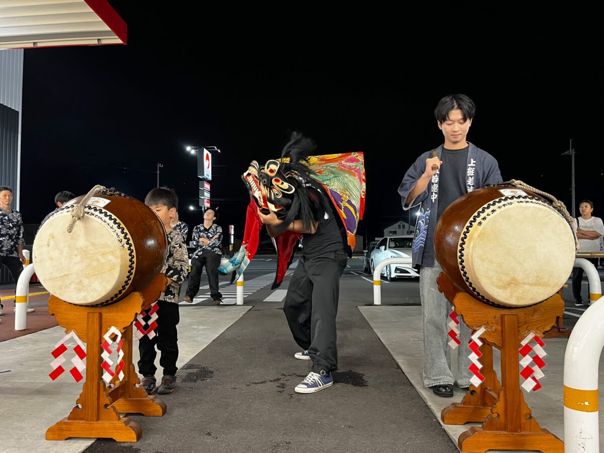 2024年 マルナカ多度津店 秋祭り ヘンド獅子 上小原獅子組
