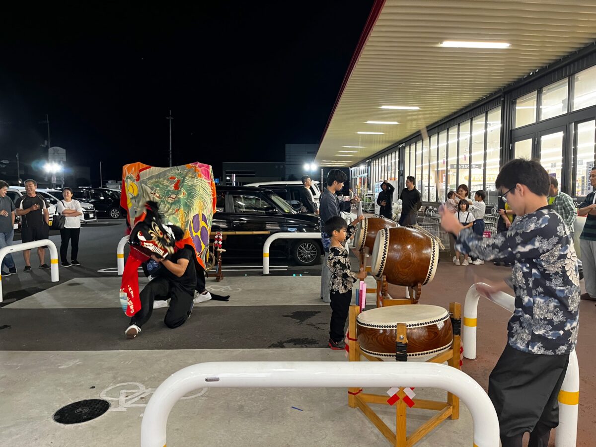 2024年 マルナカ多度津店 秋祭り ヘンド獅子 上小原獅子組