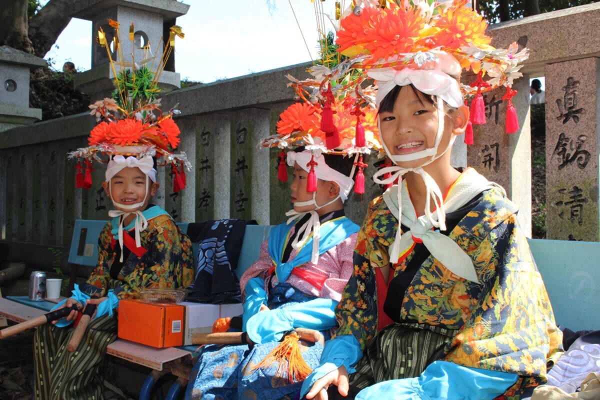 2024年 多度津町山階・春日神社 秋季例大祭 記念 上小原獅子組