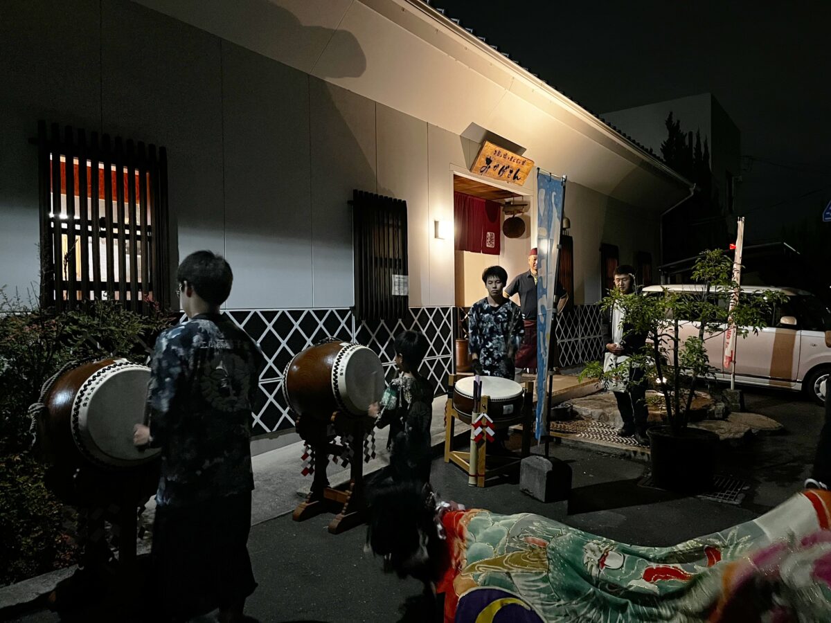 2024年 おかげさん 秋祭り ヘンド獅子 上小原獅子組
