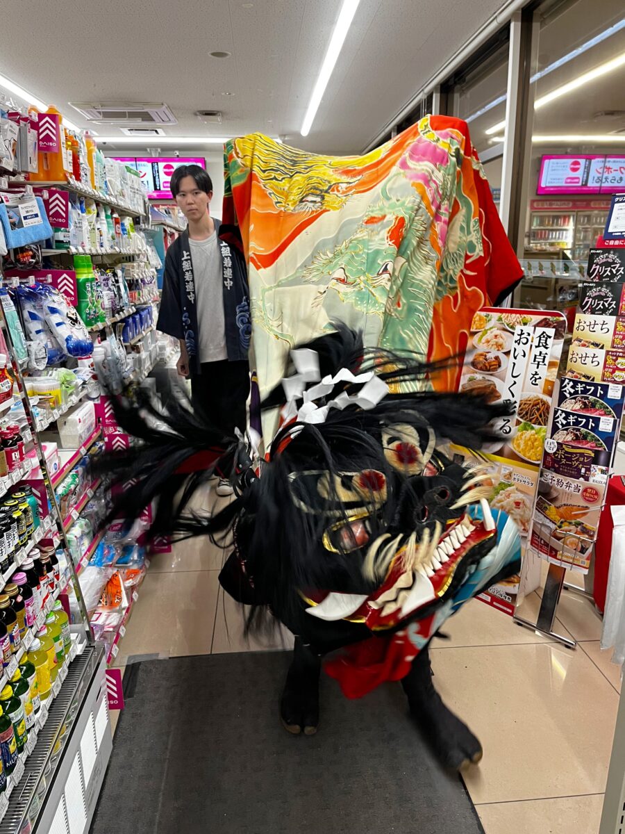 2024年 セブンイレブン多度津町葛原店 秋祭り ヘンド獅子 上小原獅子組