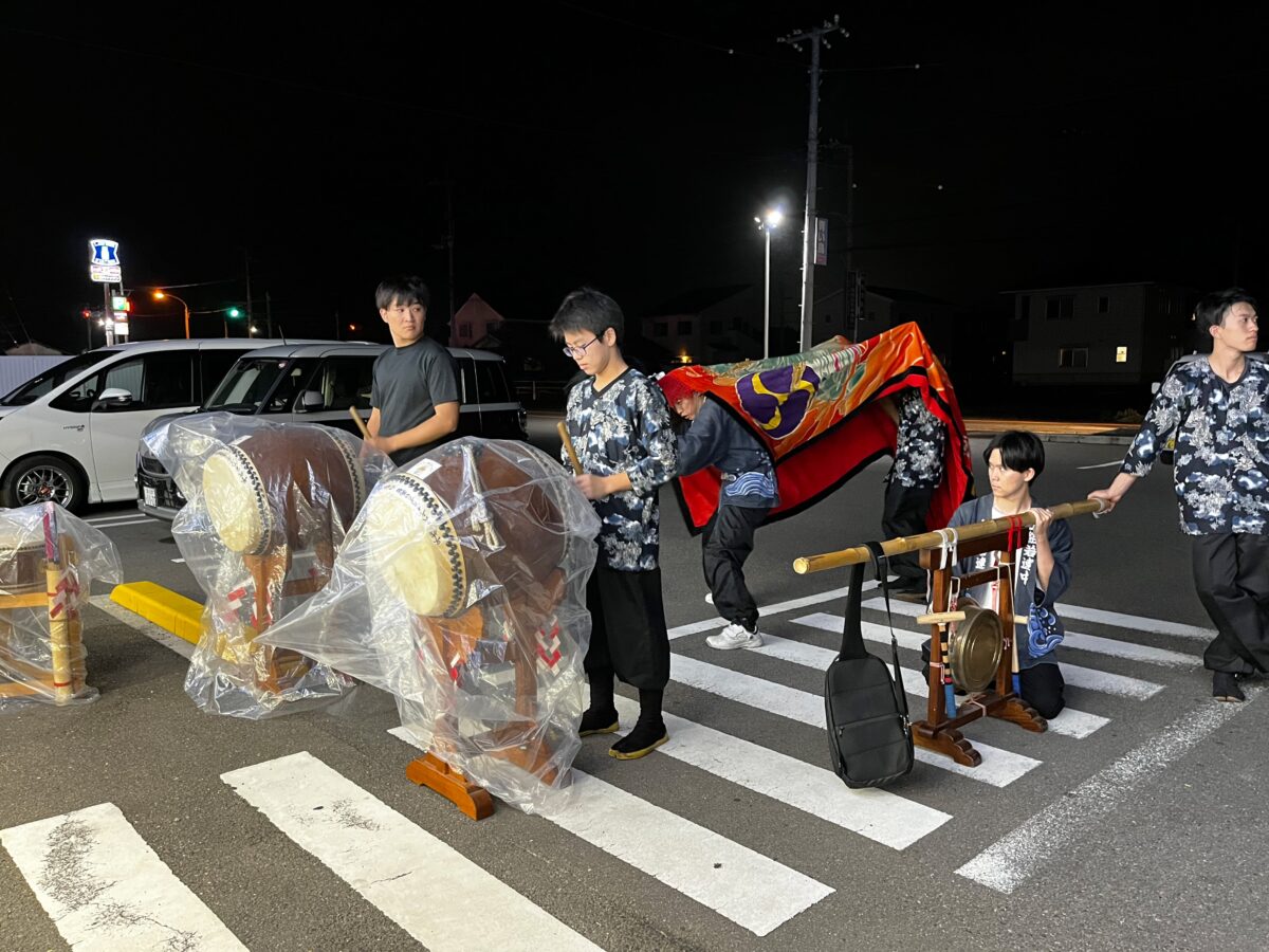 2024年 ローソン多度津町三井店 秋祭り ヘンド獅子 上小原獅子組