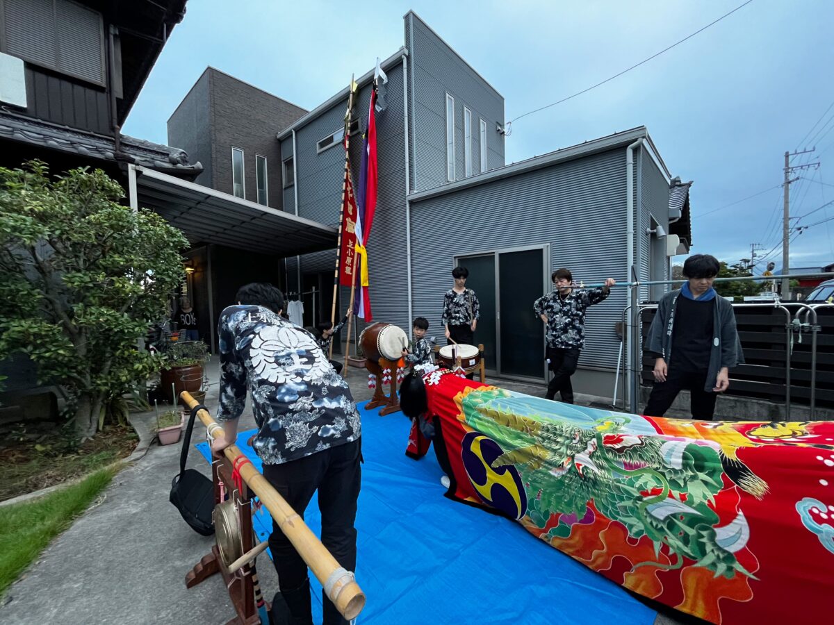 2024年 多度津町山階 秋祭り 村遣い 上小原獅子組
