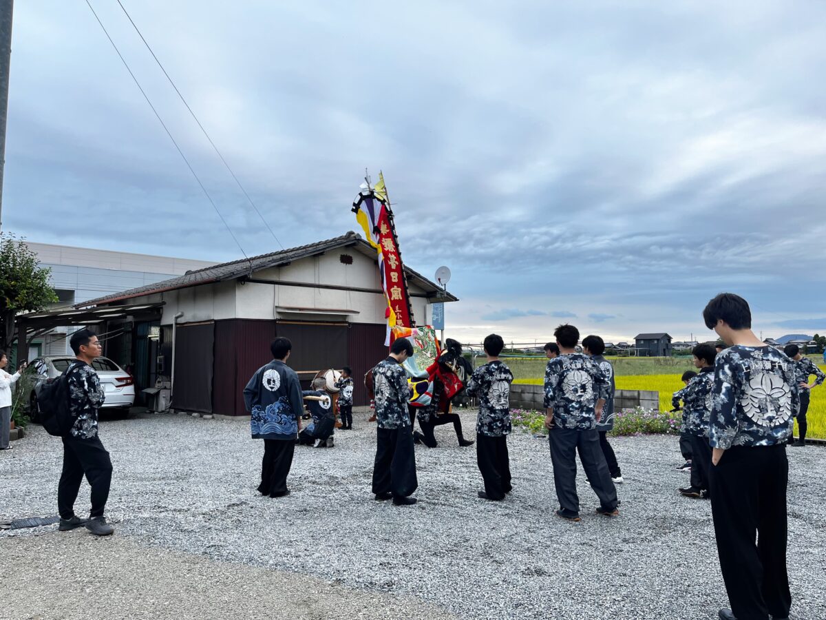 2024年 多度津町山階 秋祭り 村遣い 上小原獅子組