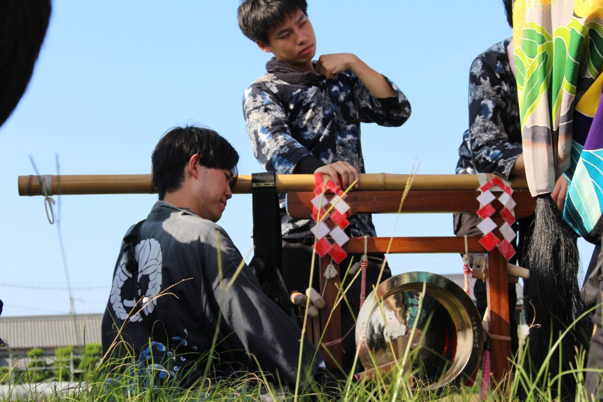2024年 多度津町山階・藤波池 秋季例大祭 池まわり 上小原獅子組