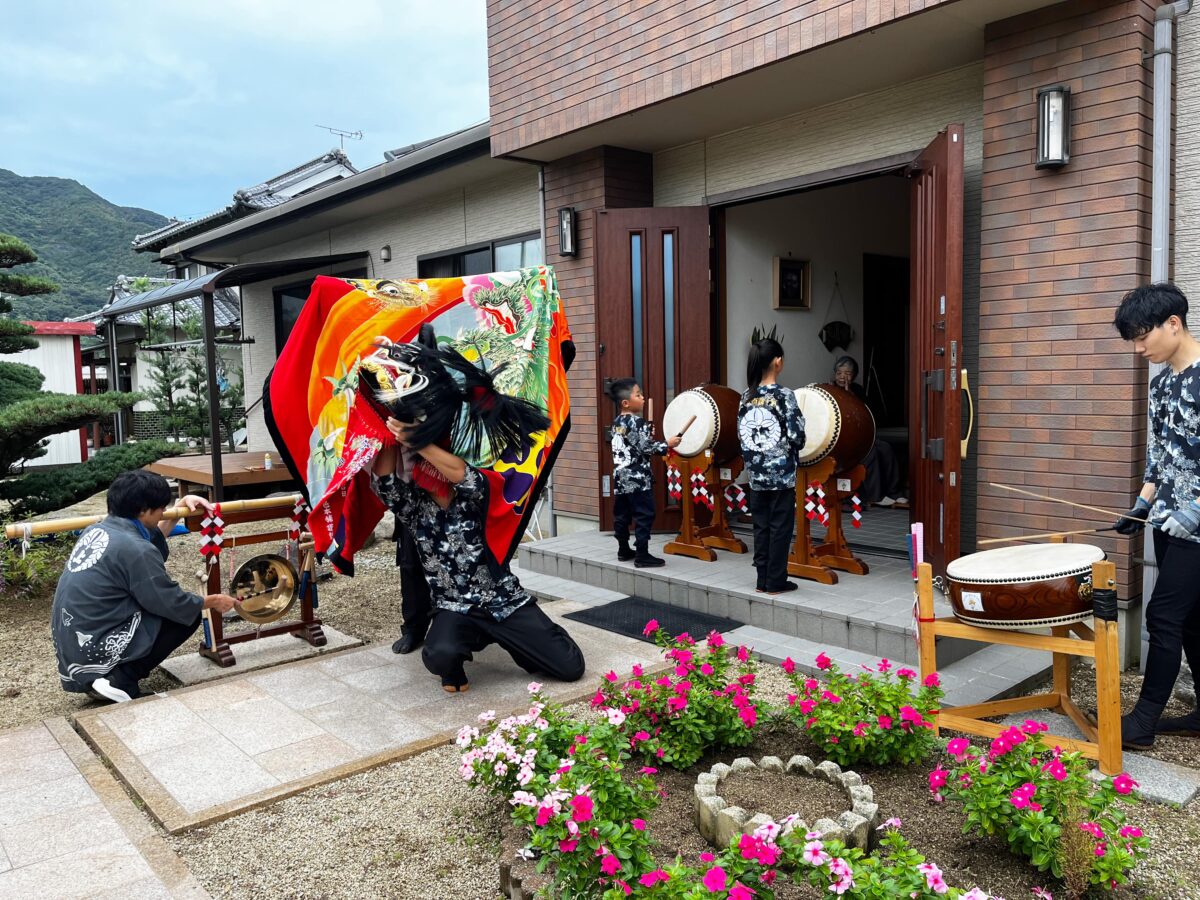 2024年 多度津町山階 秋祭り 村遣い 上小原獅子組