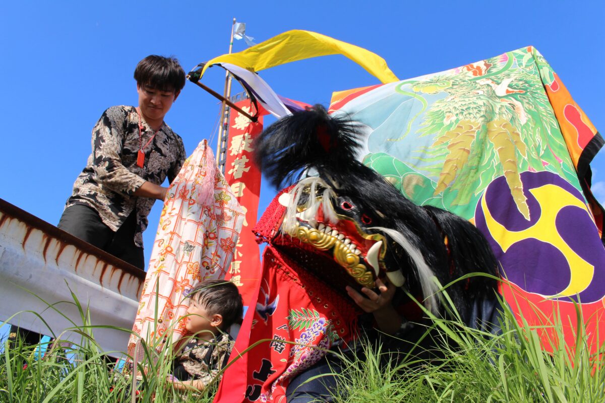 2024年 多度津町山階・藤波池 秋季例大祭 池まわり 上小原獅子組