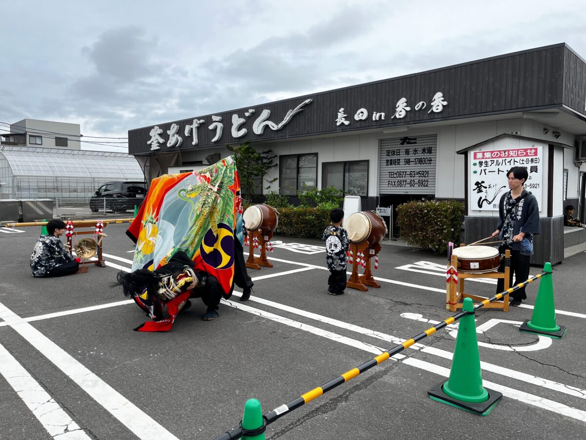 2024年 長田 in 香の香 秋祭り ヘンド獅子 上小原獅子組