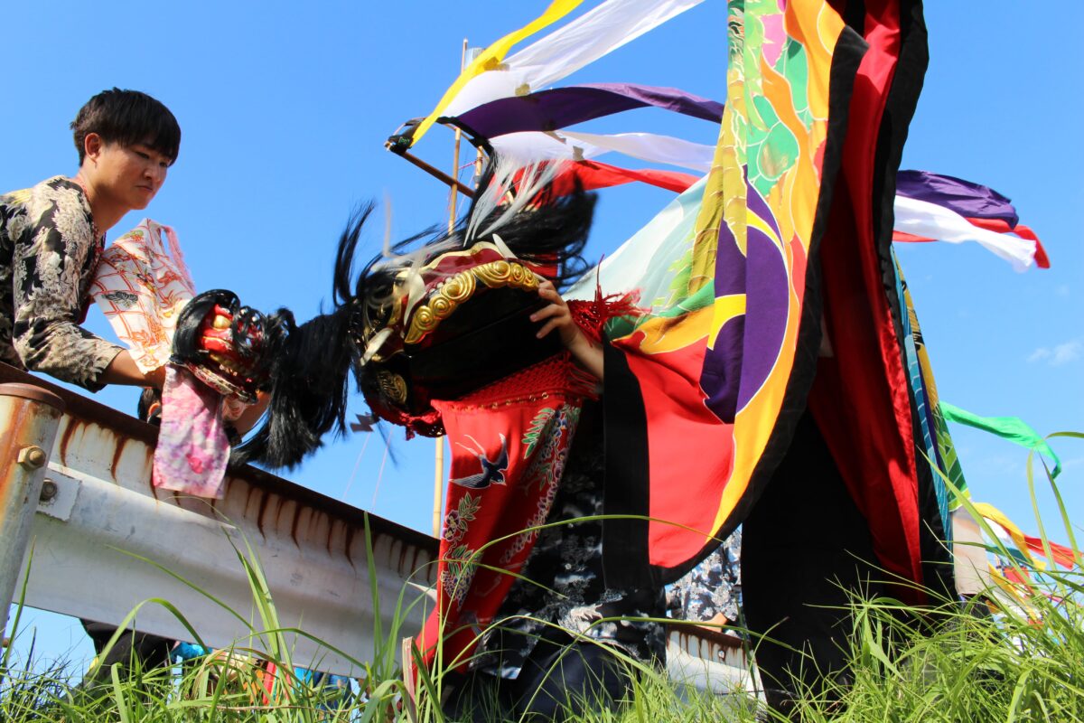 2024年 多度津町山階・藤波池 秋季例大祭 池まわり 上小原獅子組