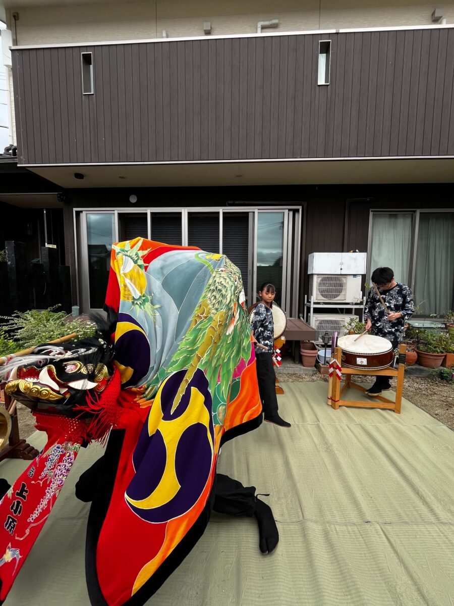 2024年 多度津町山階 秋祭り 村遣い 上小原獅子組