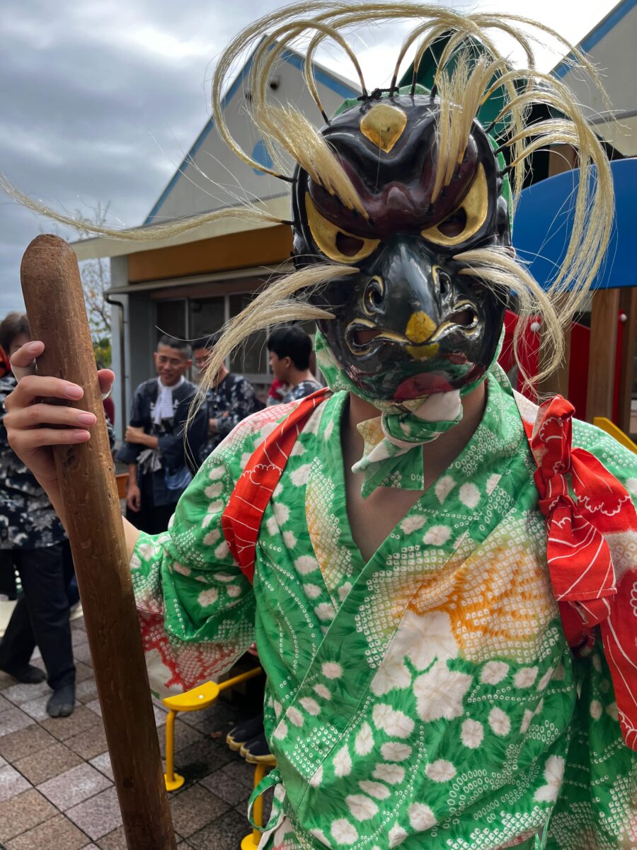 2024年 三井保育所 秋祭り ヘンド獅子 上小原獅子組
